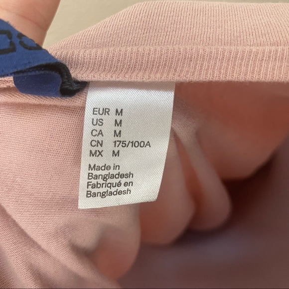 Divided H&M perfect soft blush pink tee shirt top - Picture 4 of 4